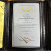 Fender Custom Shop Limited 1957 Stratocaster Relic Aged Black w/Gold Hardware, Tweed Case