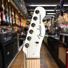 Fender Jack White Triplesonic Acoustasonic Telecaster Satin Arctic White with Black Top w/Hard Case