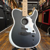 Fender Jack White Triplesonic Acoustasonic Telecaster Satin Arctic White with Black Top w/Hard Case
