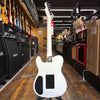 Fender Jack White Triplesonic Acoustasonic Telecaster Satin Arctic White with Black Top w/Hard Case