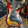 Ernie Ball Music Man StingRay 5 Special HH 5-string Bass Guitar Cherry Punch w/Mono Case