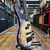 Spector Euro 4 CST Bass Guitar Natural Violet Burst Gloss w/Padded Gig Bag