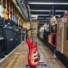 Spector Euro 4 CST Bass Guitar Natural Red Burst Gloss w/Padded Gig Bag