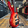 Spector Euro 5 CST 5-String Electric Bass Guitar Natural Red Burst Gloss w/Padded Gig Bag