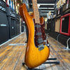 Tom Anderson The Classic HSS Swamp Ash Electric Guitar 2024 Tobacco Fade w/Roasted Maple Fingerboard, Hard Case