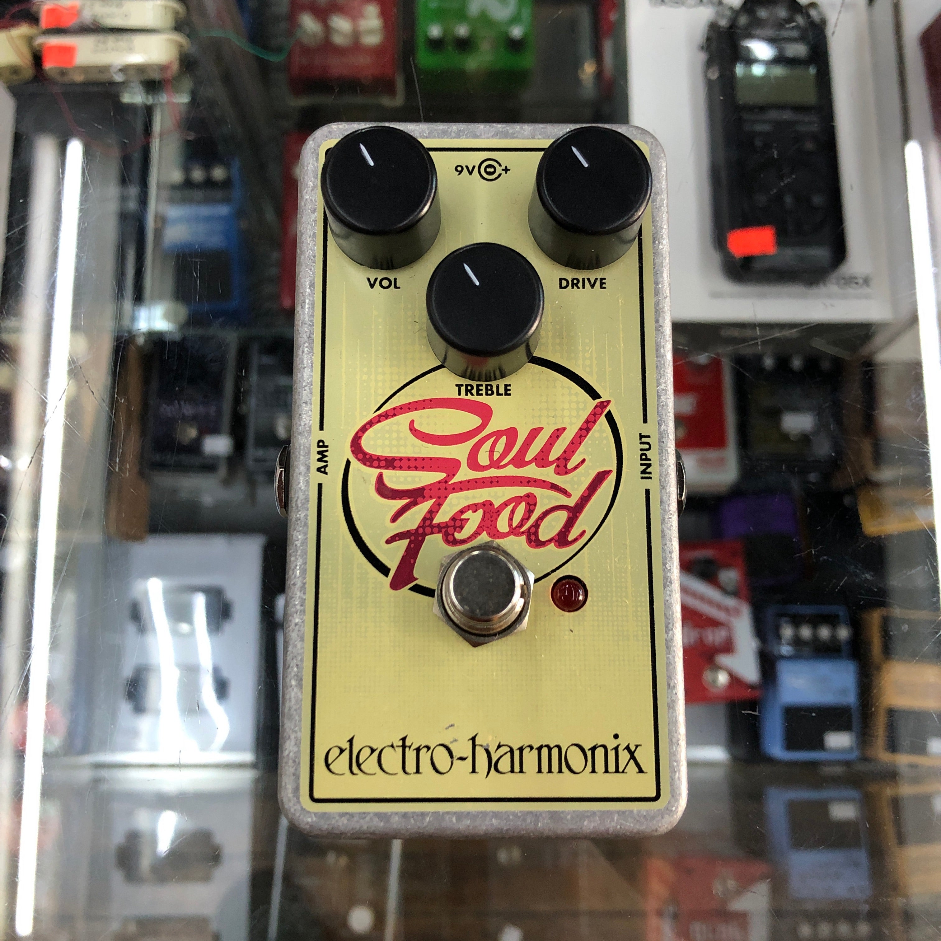 Electro-Harmonix Soul Food Distortion/Overdrive Pedal Late 2010s w/Pac – Music Makers