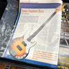 Robin USA Freedom Bass 1997 3-Color Sunburst #1 of 10 w/Original Materials, Magazine Feature, Hard Case