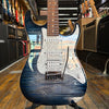 Suhr Standard Plus Electric Guitar Faded Trans Whale Blue Burst w/Pau Ferro Fingerboard, Padded Gig Bag
