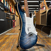 Suhr Standard Plus Electric Guitar Faded Trans Whale Blue Burst w/Pau Ferro Fingerboard, Padded Gig Bag