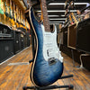 Suhr Standard Plus Electric Guitar Faded Trans Whale Blue Burst w/Pau Ferro Fingerboard, Padded Gig Bag