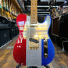 Fender Limited Edition Buck Owens Telecaster Red, Silver and Blue Sparkle w/Deluxe Hardshell Case