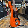 Sadowsky MetroExpress Vintage JJ 5-string Bass Guitar Solid Candy Apple Orange Metallic w/Padded Gig Bag