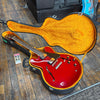 Burny (Japan) RSA-65 Semi-Hollow Electric Guitar 2015 Cherry Red w/Gotoh Relic Tailpiece, Hard Case