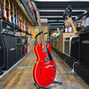 Burny (Japan) RSA-65 Semi-Hollow Electric Guitar 2015 Cherry Red w/Gotoh Relic Tailpiece, Hard Case
