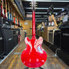 Burny (Japan) RSA-65 Semi-Hollow Electric Guitar 2015 Cherry Red w/Gotoh Relic Tailpiece, Hard Case