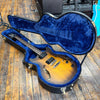 Ibanez AM73B Semi-Hollow Electric Guitar 2020 Flat Tobacco Burst w/Ibanez Hard Case