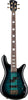 Spector Icon NS-2 Neck Through Electric Bass Guitar Black and Blue Gloss w/Padded Gig Bag