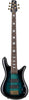 Spector Icon NS-5 Neck Through 5-string Electric Bass Guitar Black and Blue Gloss w/Padded Gig Bag