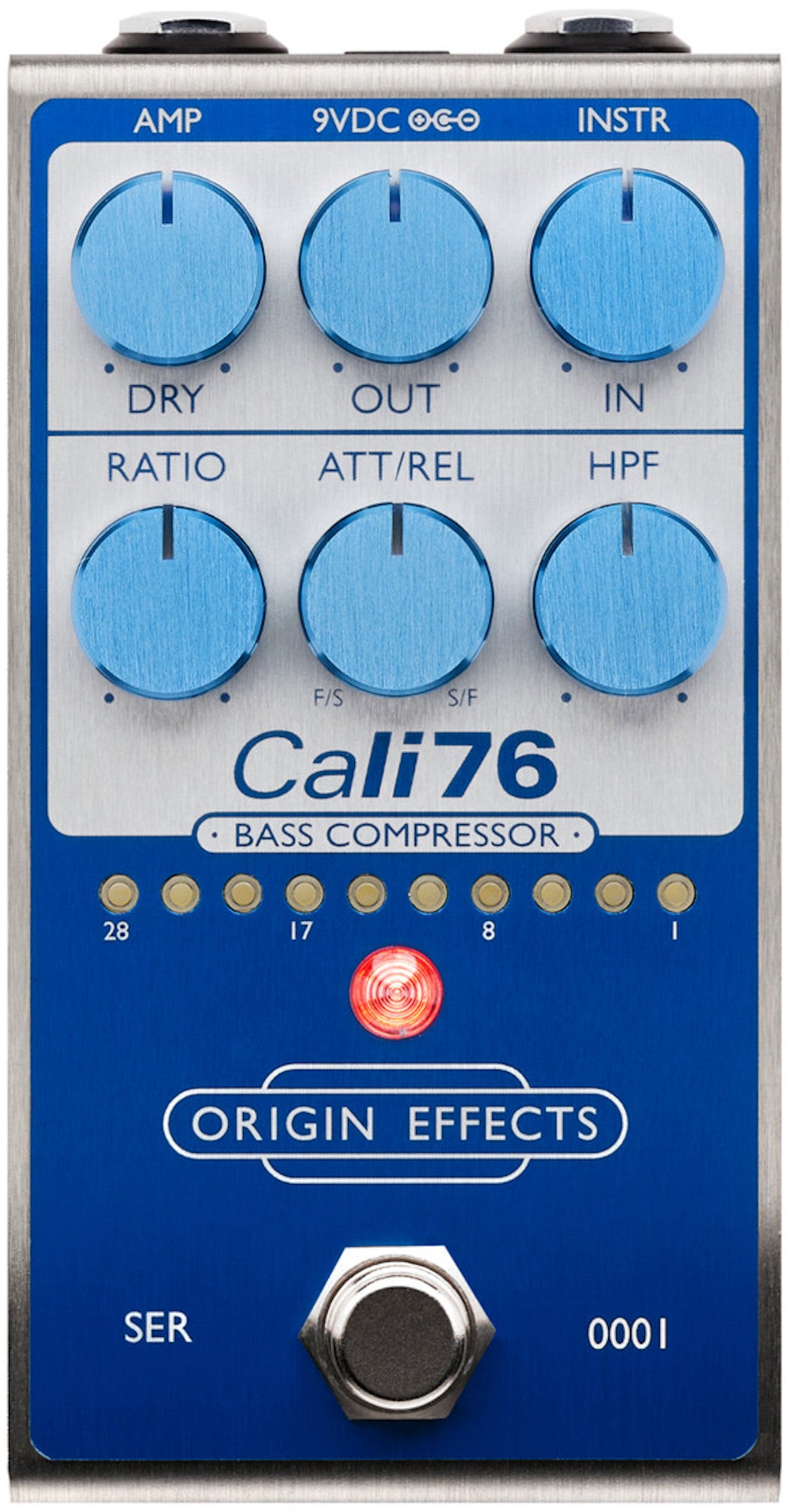 Origin Effects Cali76 Bass Compressor Pedal Super Vintage Blue