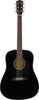 Fender CD-60S Solid Top Dreadnought Acoustic Guitar Black