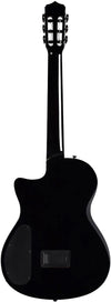 Cordoba Stage Nylon-string Acoustic-electric Guitar Black Burst w/Padded Gig Bag