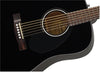 Fender CD-60S Solid Top Dreadnought Acoustic Guitar Black
