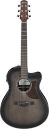 Ibanez AAM70CETBN Advanced Acoustic Auditorium Acoustic-electric Guitar Tranparent Charcoal Burst Low Gloss