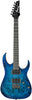 Ibanez RG Series RG421PB Electric Guitar Sapphire Blue Flat