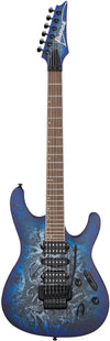 Ibanez S770CZM Solidbody Electric Guitar Cosmic Blue Frozen Matte