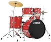 Tama Stagestar 5-piece Complete Drum Set Candy Red Sparkle