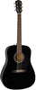 Fender CD-60S Solid Top Dreadnought Acoustic Guitar Black