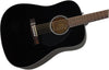 Fender CD-60S Solid Top Dreadnought Acoustic Guitar Black