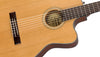 Fender CN-140SCE Nylon Concert Acoustic-Electric Natural w/Hard Case