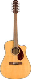 Fender CD-140SCE 12-String Solid Spruce/Ovangkol Dreadnought Acoustic-Electric w/Hard Case