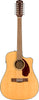 Fender CD-140SCE 12-String Solid Spruce/Ovangkol Dreadnought Acoustic-Electric w/Hard Case