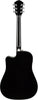 Fender FA-125CE Dreadnought Acoustic-Electric Black
