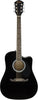 Fender FA-125CE Dreadnought Acoustic-Electric Black