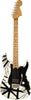 EVH Striped Series '78 Eruption Solid Body White with Black Stripes Relic w/Padded Gig Bag