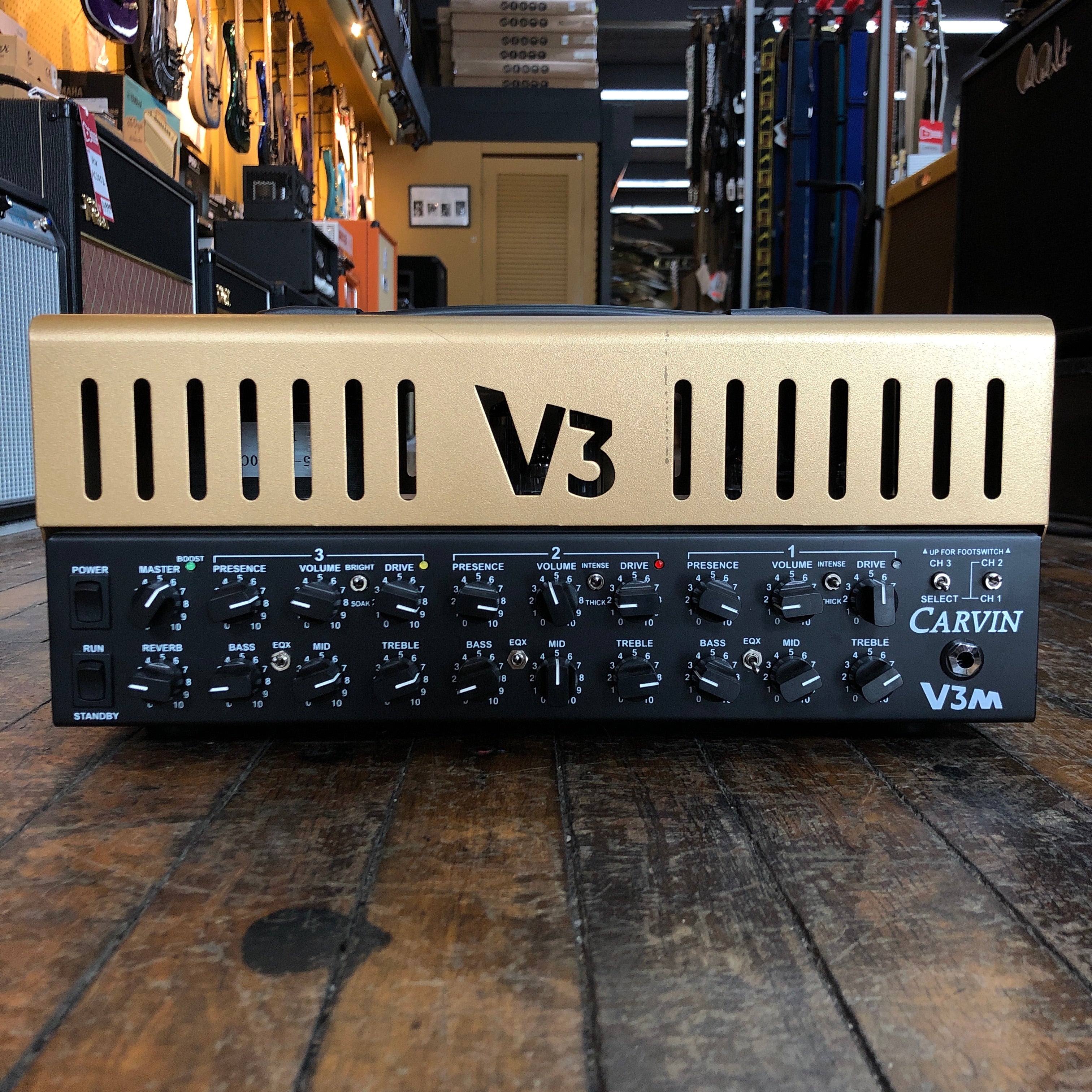 Carvin USA V3M 3-Channel 50-Watt Micro Tube Guitar Amp Head 2012