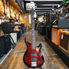 Paul Reed Smith Grainger 4-String Bass Guitar Fire Red Burst w/10-Top, Rosewood Fingerboard, Hard Case