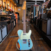 Fender Custom Shop LTD '60 Tele Custom Heavy Relic Aged Daphne Blue over 3-Color Sunburst