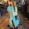Fender Custom Shop LTD '60 Tele Custom Heavy Relic Aged Daphne Blue over 3-Color Sunburst