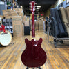 Guild MIK Starfire V Semi-hollow with Guild Vibrato 2014 Transparent Cherry Red w/Original Hard Case