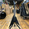 ESP LTD Arrow Black Metal 2021 Black Satin w/V-Alexi Form Fit Case