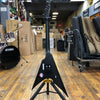 ESP LTD Arrow Black Metal 2021 Black Satin w/V-Alexi Form Fit Case