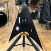 ESP LTD Arrow Black Metal 2021 Black Satin w/V-Alexi Form Fit Case