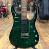 Ernie Ball Music Man JP15 Solid Body 2017 Teal Burst Quilt w/Hard Case