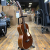 Art & Lutherie Roadhouse Q-Discrete Parlor Acoustic-Electric Havana Brown