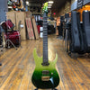 Ibanez Luke Hoskins LHM1 Signature Solid Body Transparent Green Gradation w/Padded Gig Bag