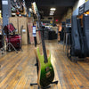 Ibanez Luke Hoskins LHM1 Signature Solid Body Transparent Green Gradation w/Padded Gig Bag